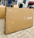 Classic TCL 75” UHD 4K Smart TV (Black) - 1