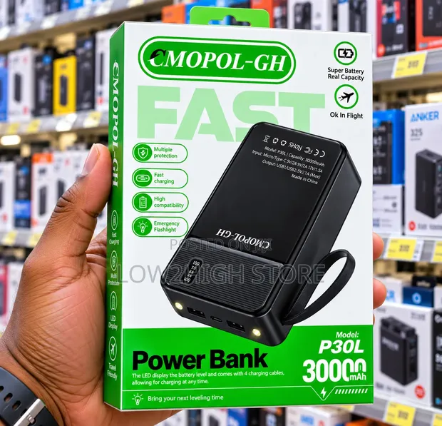 CMOPOL-GH P30L 30,000mAh Power Bank - 1