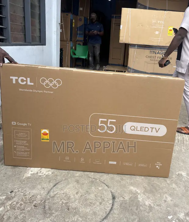 Super Quality TCL 55” QLED 4K Smart TV (Black) - 1