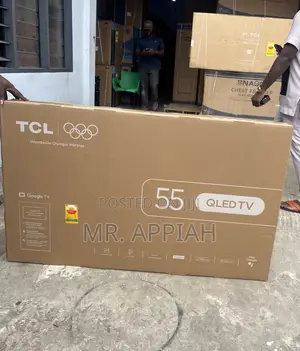 Super Quality TCL 55” QLED 4K Smart TV (Black)