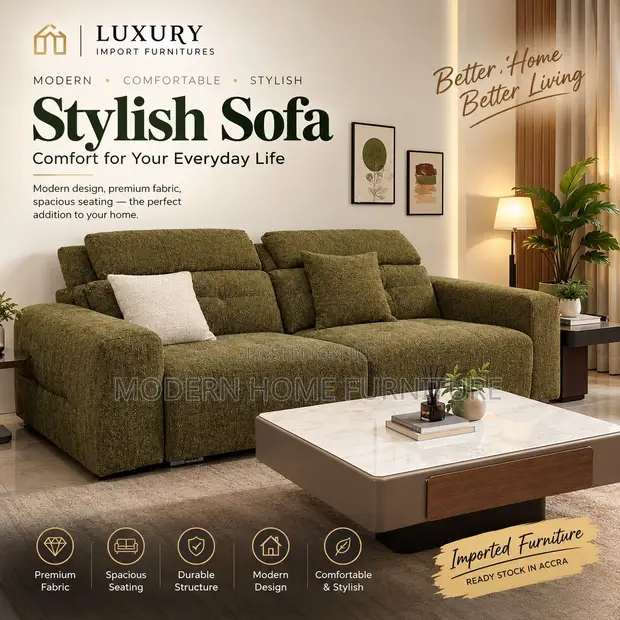 Premium Imported Sofa - Modern Design - 1