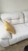 Premium White Fabric Sofa | Imported | Elegant & Comfortable - 4