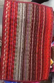 Quality Thick Striped Doormat - Red Multicolor - 2