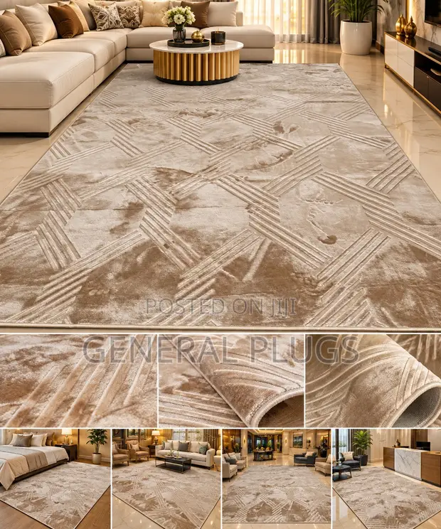 Premium Fluffy Luxurious Suede Velvet Carpet - 200x300cm - 1