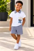 Cool Bear Stripe Set - Boys 4-5 Years - 1