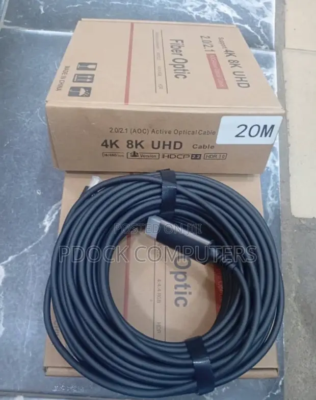 50m 4K/8K UHD HDMI 2.0/2.1 Active Optical Cable (AOC) - 1
