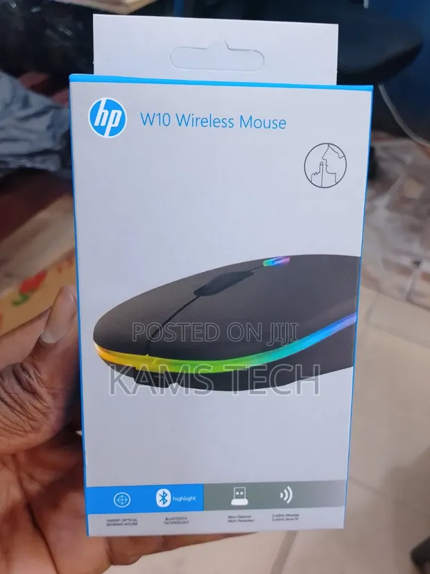 HP Wireless Bluetooth Rechargeable Mouse W10 - 1