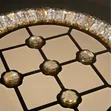 Flush Mounted Crystal Ceiling Light - 3