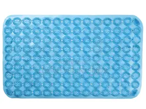 Blue Anti-Slip Rubber Bathroom Mat