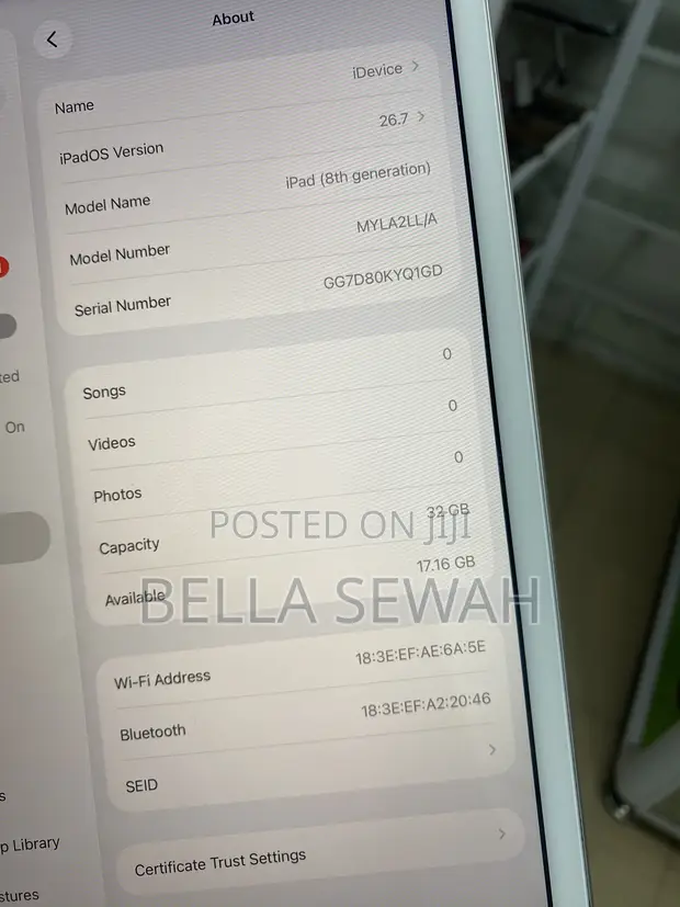 Apple iPad 10.2 (2020) Wi-Fi 32GB Silver - 1