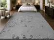 Luxury Turkish Suede Carpet - 200x300cm Wave Design - 1