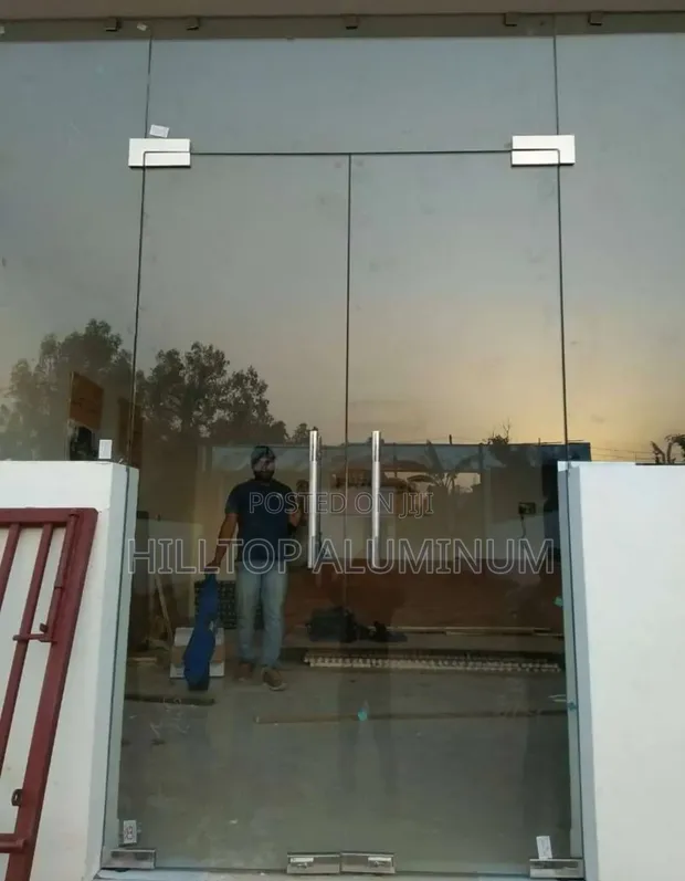 Frameless Glass Door Installation - 1