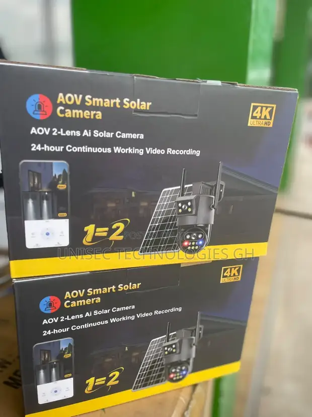 Hieasy Dual Lens 4G Solar Powered CCTV Camera - 1