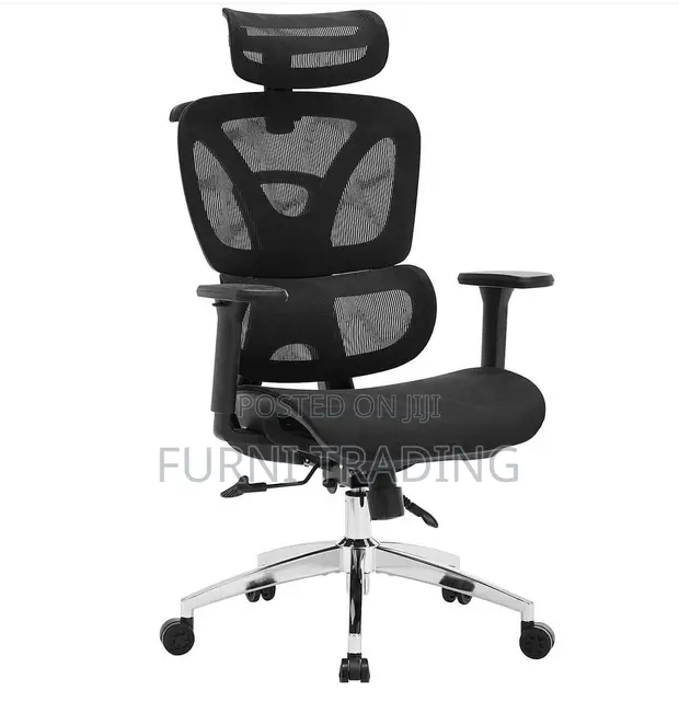 Ergonomic Office Chair - Black - 1