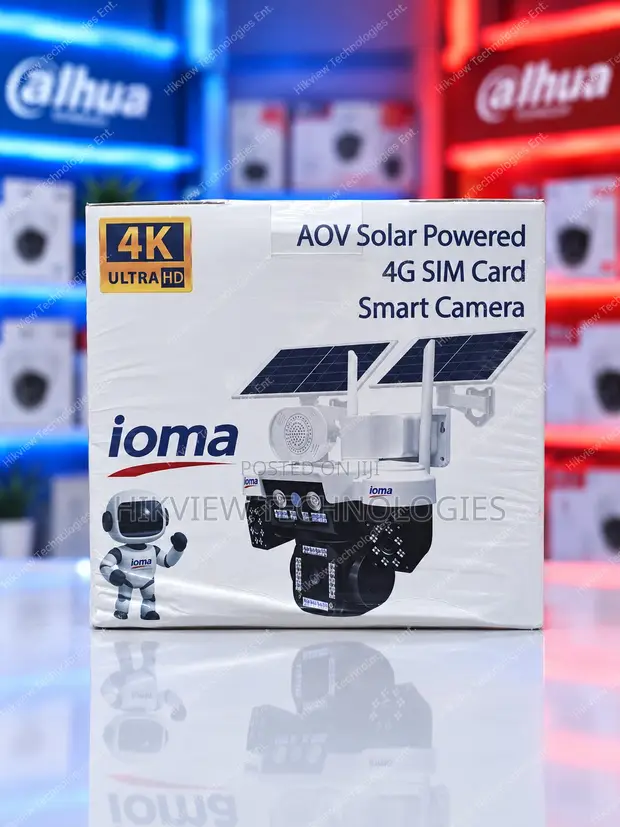 IOMA 4G AOV Solar Powered Smart Camera - 1