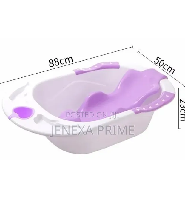 Baby Anti-Slip Plastic Bathtub - 1