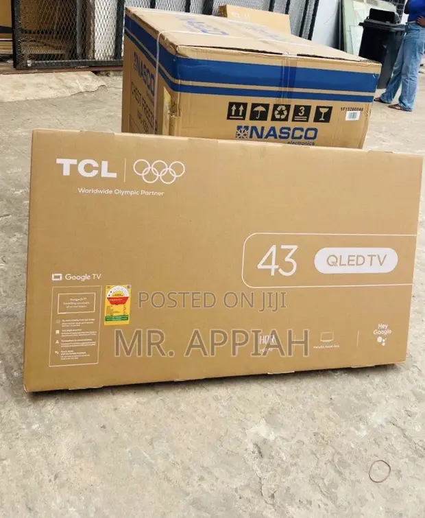 Classic Design TCL 43” QLED Smart Android TV (Black) - 1