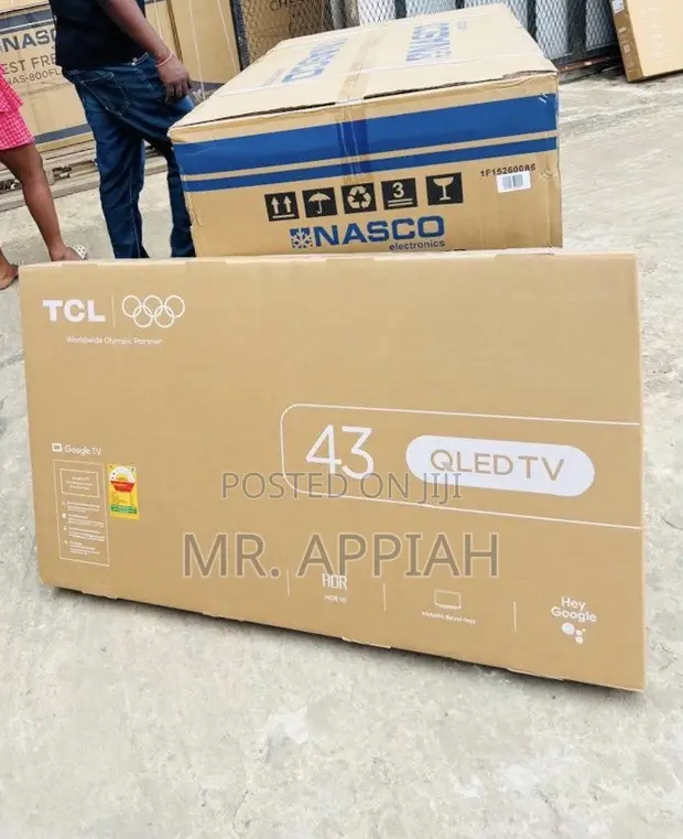 Affordable TCL 43” QLED Smart Android TV - 1