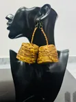 Raffia Weaved Earrings - 4