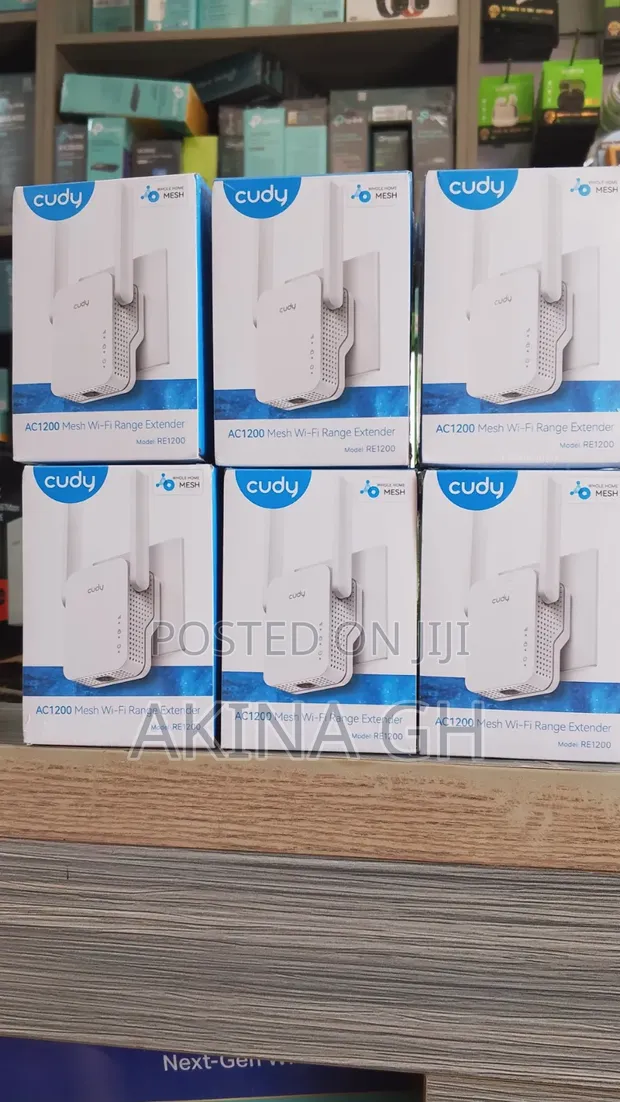 Cudy AC1200 Mesh WiFi Range Extender (RE1200) - 1