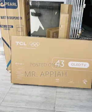 Brand New TCL 43" QLED 4K Smart TV (Black)