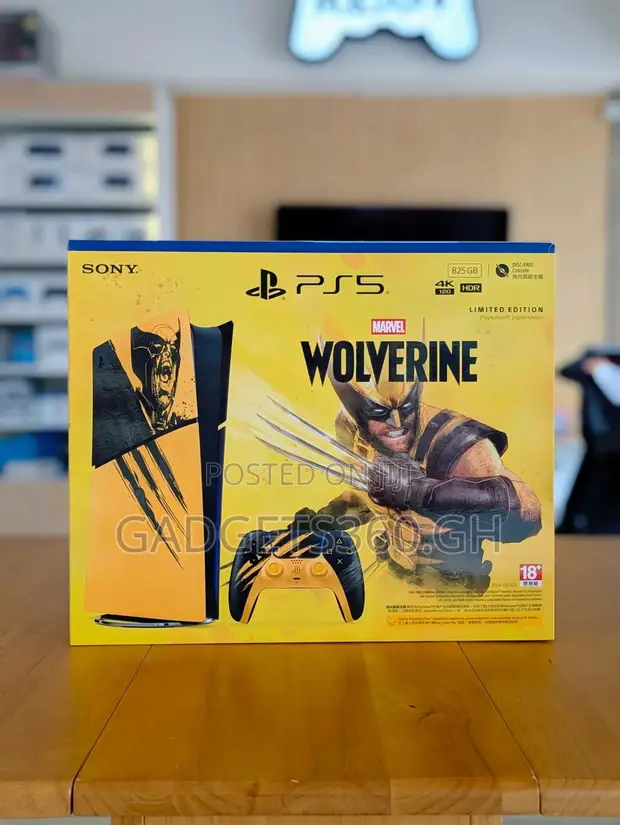 Sony PlayStation 5 Slim Digital 825GB (Wolverine Limited Edition) - 1