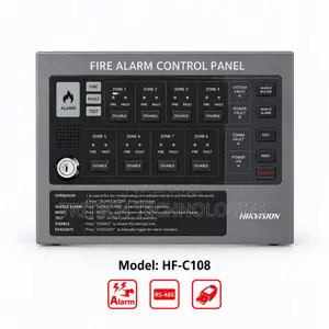 Hikvision HF-C108 Conventional Fire Alarm Control Panel - 8 Zones