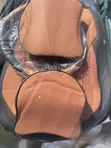 Brown & Black Universal Seat Covers - Full Set with Steering Cover - 2
