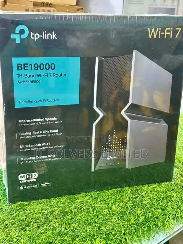 TP-Link Archer BE19000 Tri-Band Wi-Fi 7 Router - 1