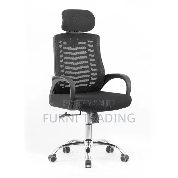 Executive Office Chair - Black Mesh - 1