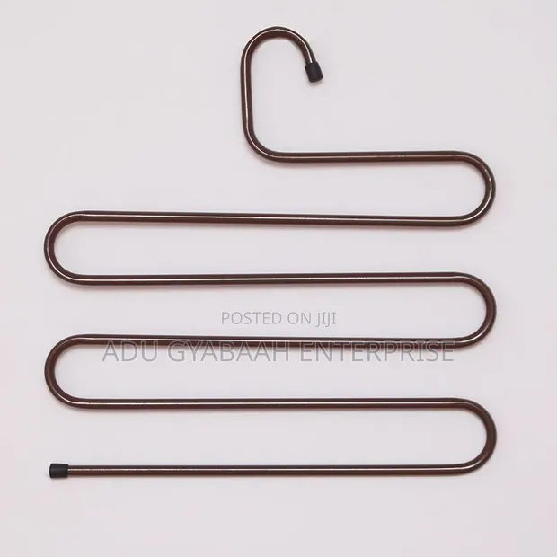 S-Type Multi-Layer Metal Hanger (5 Items) - 1