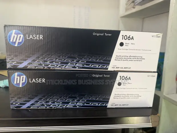 HP 106A Black Toner Cartridge - 1