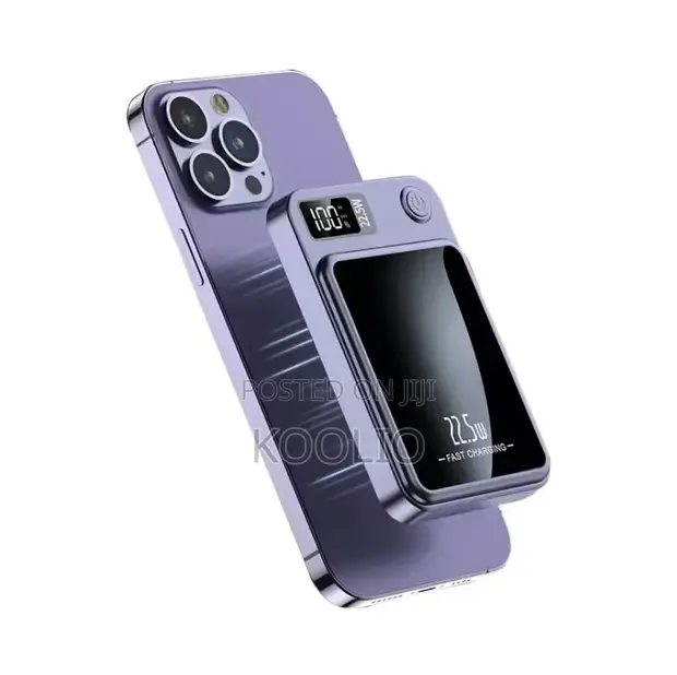 Wireless Magnetic Powerbank - 10,000 mAh - 1