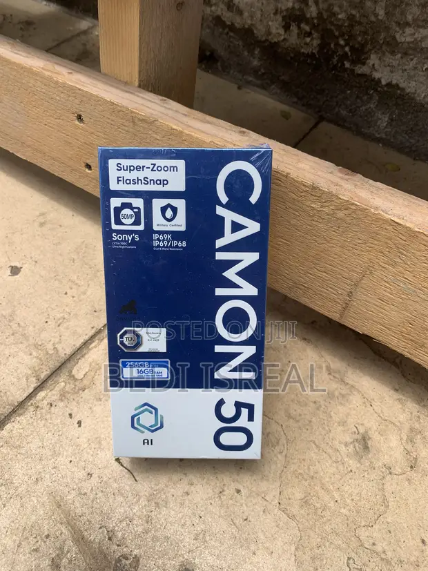 New Tecno Camon 50 256GB Black - 1