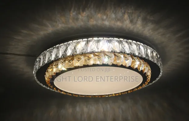 Micky Crystal Clear LED 3-Color Chandelier Light - 1