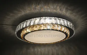 Micky Crystal Clear LED 3-Color Chandelier Light