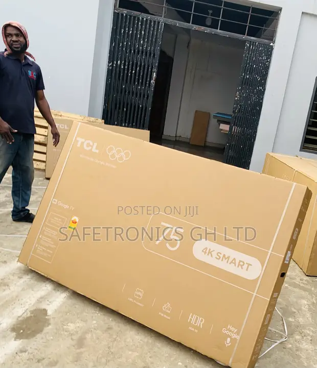 Brand New 75-Inch 4K TCL Android Smart TV - 1