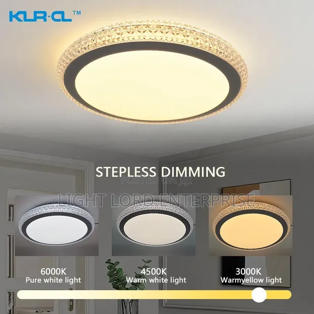 Dimmable 3-Color Ceiling Light (48W/72W) - 1