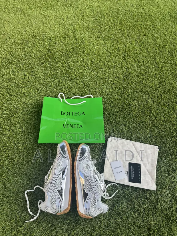 Bottega Veneta Silver Shoes - 1