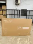 Durable TCL 85” QLED 4K Smart Google TV (Black) - 2