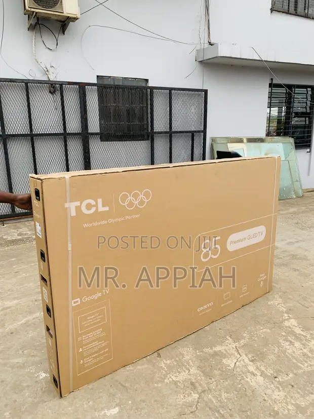 Classic TCL 85” QLED 4K Smart Android Google TV - 1