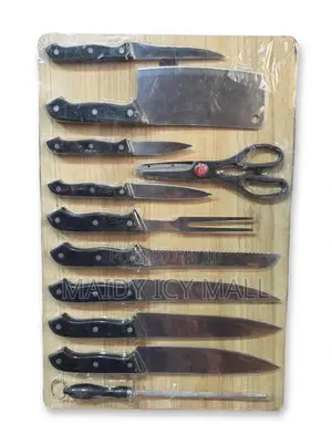 11-Piece German-Style Kitchen Knife Set