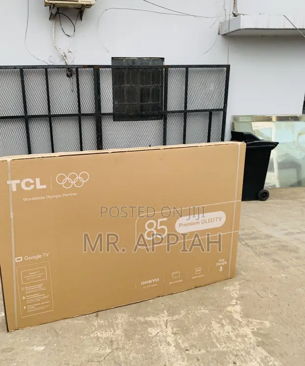Brand New TCL 85” QLED 4K Smart TV with Remote - 1