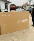Classic TCL 85” QLED 4K Smart Android TV (Black) - 1