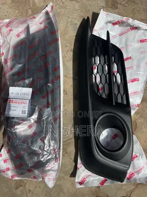 Honda Civic Bumper Fog Lights Cover (2016-2019)