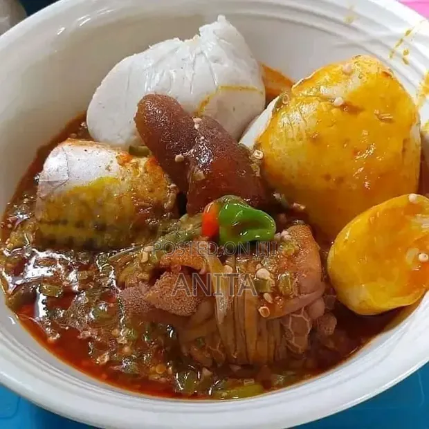 Banku with Okro Stew - 1