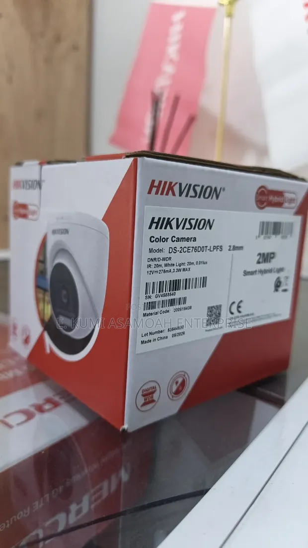 Hikvision 2MP Smart Hybrid Light Indoor Dome Camera - 1