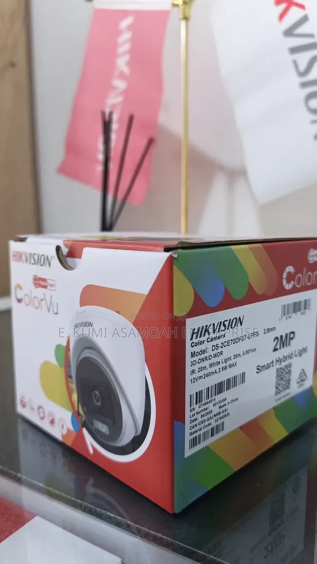 Hikvision 2MP ColorVu Indoor Dome CCTV Camera - 1