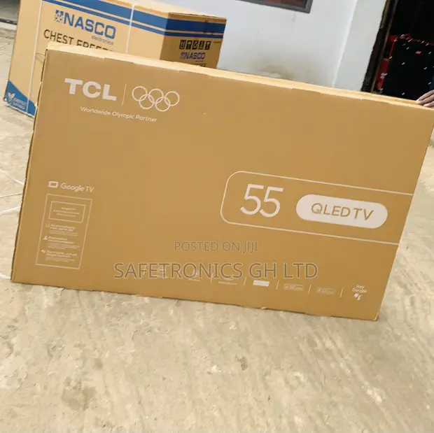 TCL Frameless 55 Inch QLED 4K UHD Android TV - 1