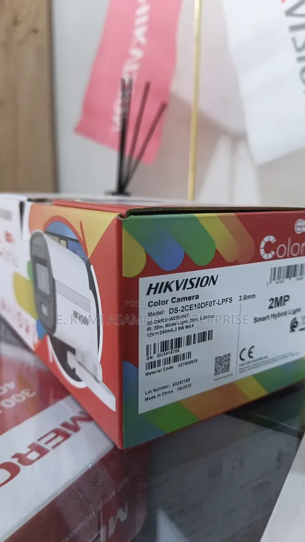 Hikvision 2MP ColorVu Bullet CCTV Camera - 1